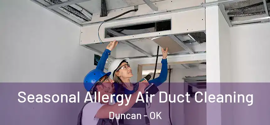 Seasonal Allergy Air Duct Cleaning Duncan - OK